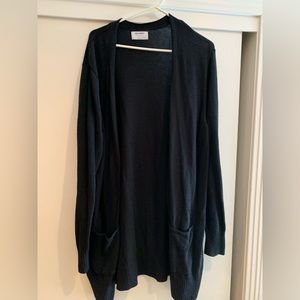 Old Navy Open Cardigan Sweater XXL Black